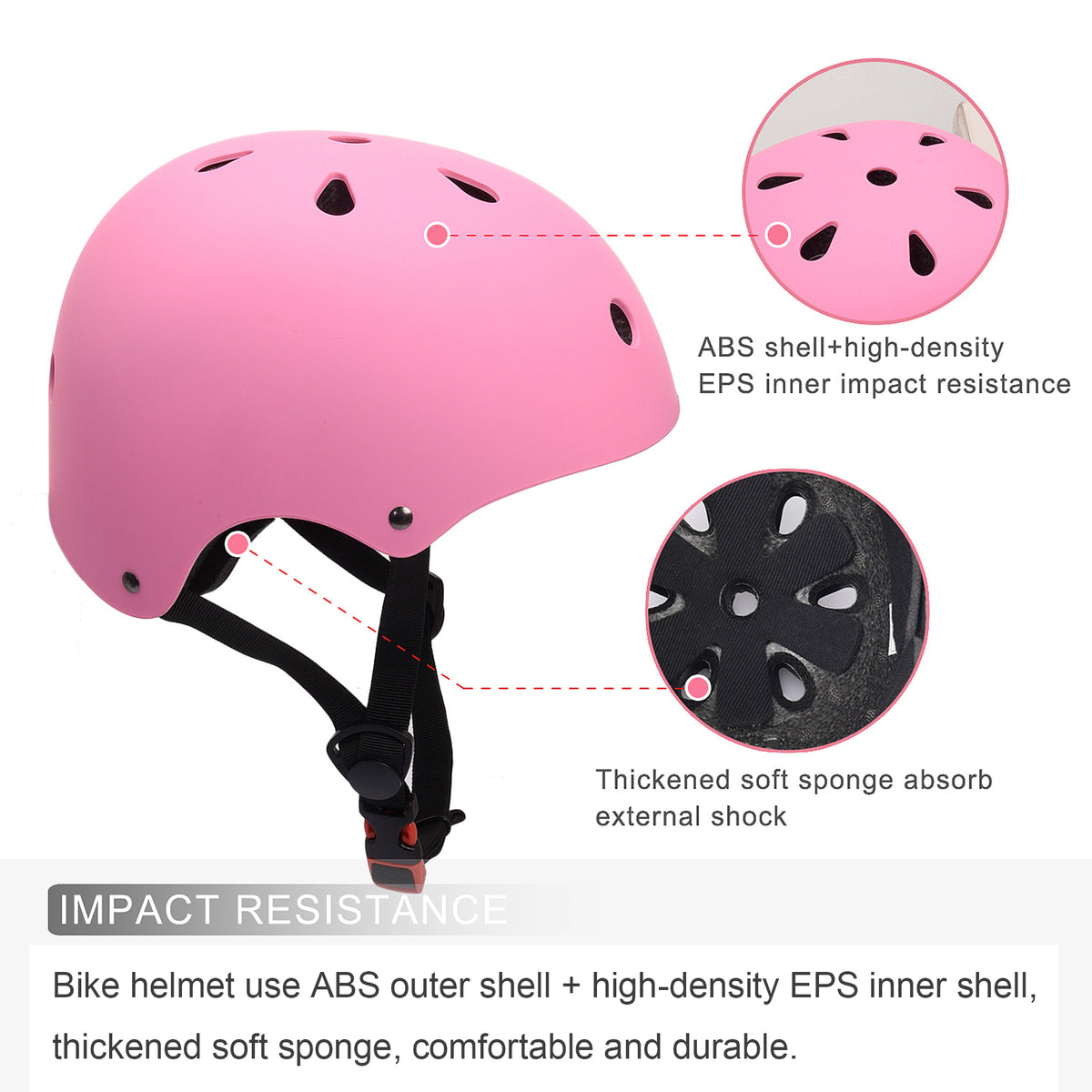XJD Kids Helmet Sets In Pink In Stock USA
