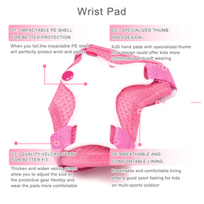XJD Kids Helmet Sets In Pink In Stock USA