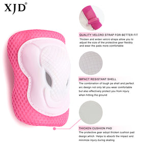 XJD Kids Helmet Sets In Pink In Stock USA
