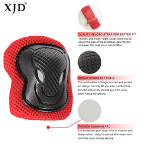 XJD Kids Helmet Sets In Red In Stock USA