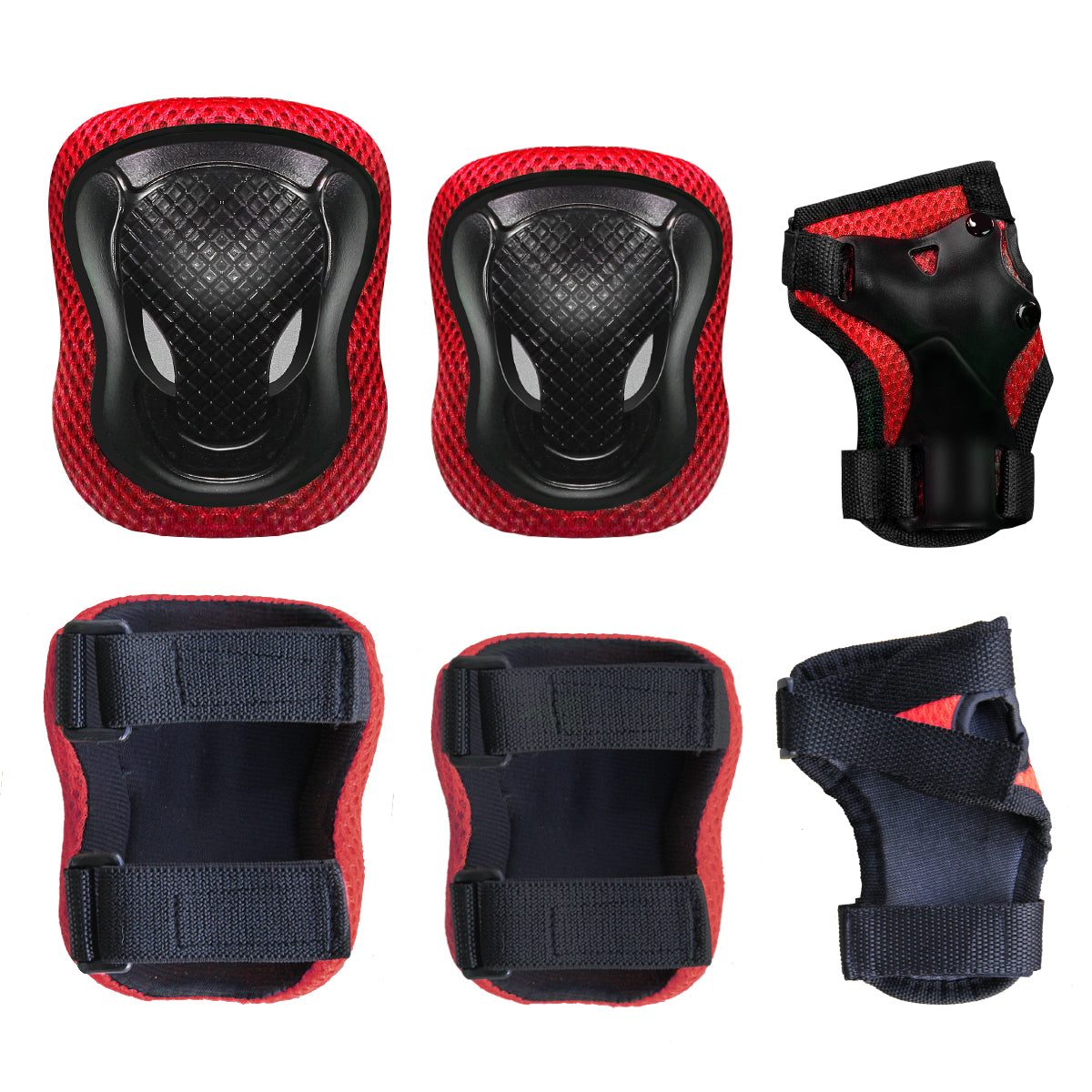 XJD Kids Helmet Sets In Red In Stock USA