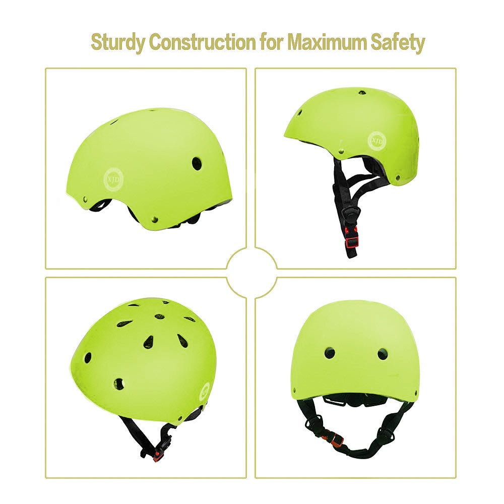 XJD Kids Helmet Sets Yellow Green In Stock USA
