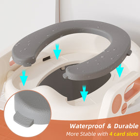 XJD Kids Toilet Training Seat with Step Ladder Gold In Stock USA