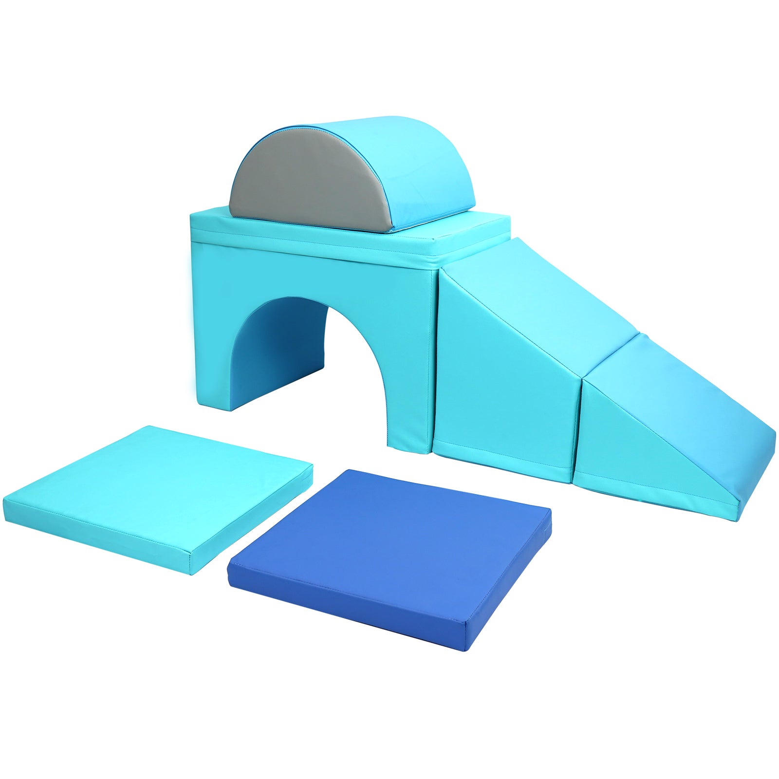 XJD Toddler Climbing Blocks 5 Piece Set Navy Blue In Stock USA