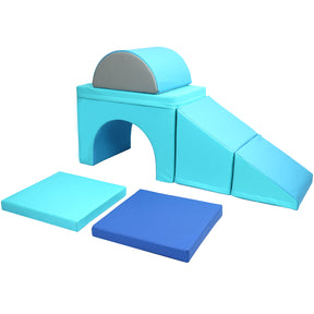 XJD Toddler Climbing Blocks 5 Piece Set Navy Blue In Stock USA