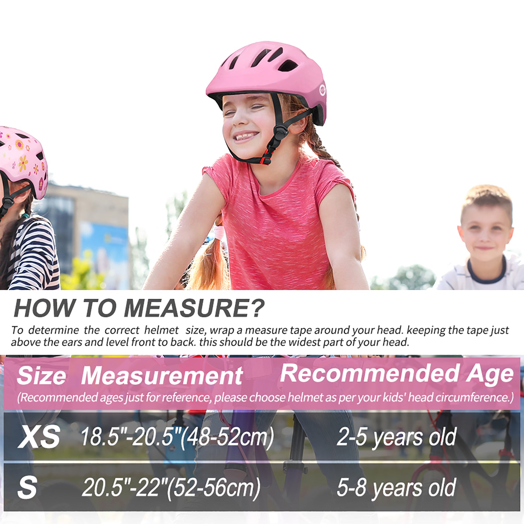 XJD Pink Kids' Bike Helmet In Stock USA XJD Pink Kids' Bike Helmet In Stock USA
