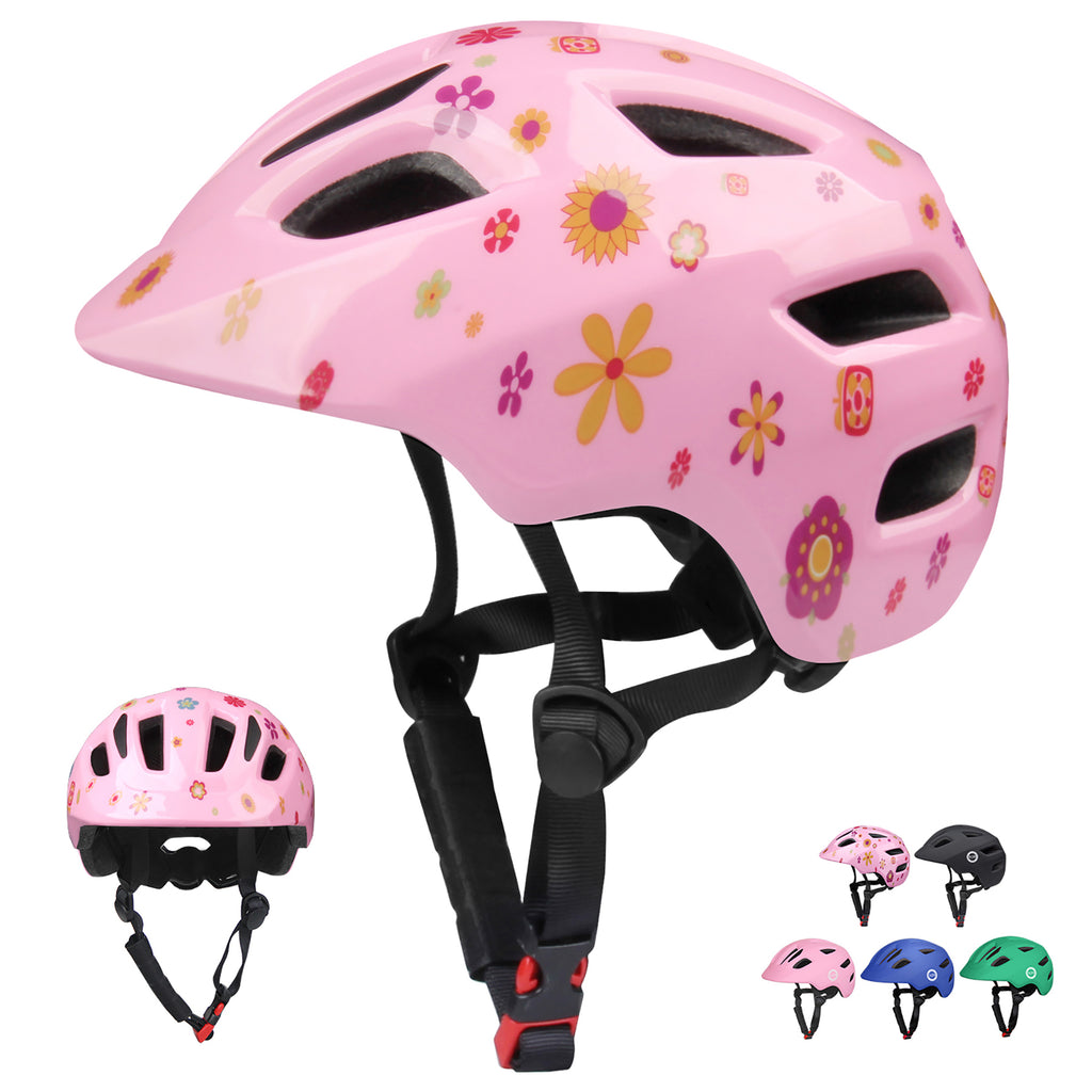 XJD Pink Flower Kids' Bike Helmet In Stock USA