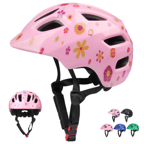 XJD Pink Flower Kids' Bike Helmet In Stock USA