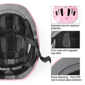 bike bug kids helmet LIV Musa Youth OSFM Pink Bubble (Bug Net) Midwest Cyclery KC inspired characters Helmet - Bike Toddler Small
