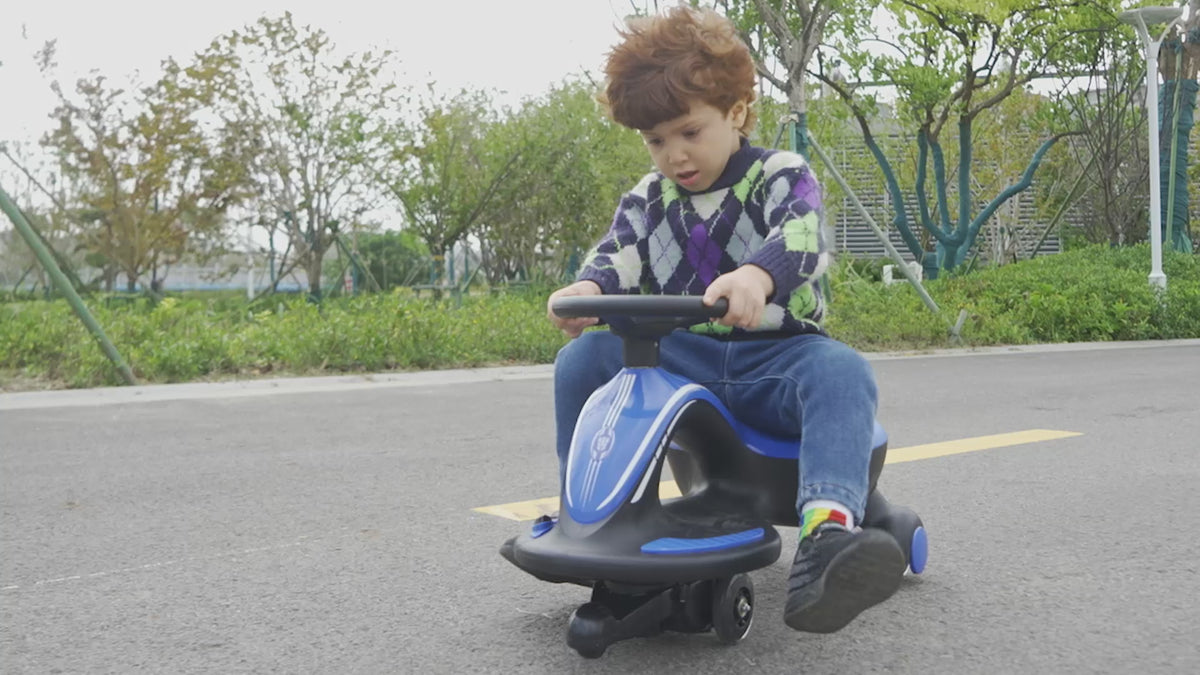 Pre-sale, XJD 2 in 1 Electric Wiggle Car 360° rotating Pink